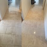 Limestone Floor Damage Repair Before and After Brisbane Gold Coast by Marble Everlast
