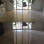 Limestone Floor Polishing Before After Brisbane Gold Coast