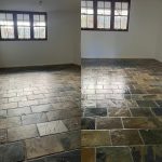 Slate Tile Restoration Before After Brisbane Gold Coast